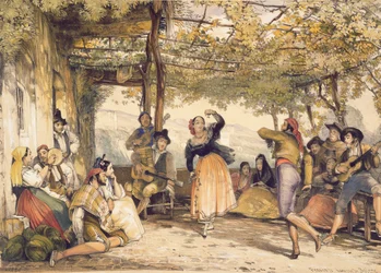 Paysans dansant le Boléro, de 